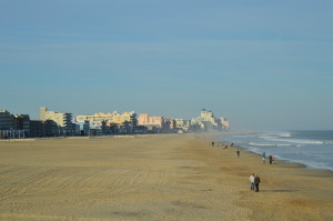 Ocean City, MD - Coastline from OC Fishing Pier